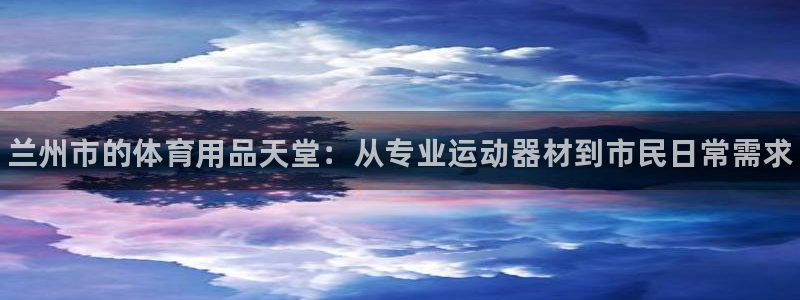 极悦平台注册流程图:兰州市的体育用品天堂:从专业运动器材到市